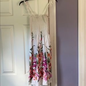 Hawaiian floral dress